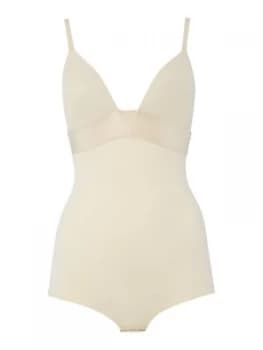 Maidenform Endlessly smooth plunge bodybriefer Nude