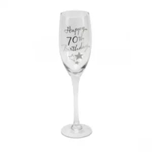 Juliana 70th Birthday Champagne Flute
