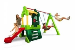 Little Tikes Clubhouse Swing Set Natural.