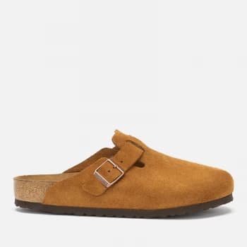 Birkenstock Mens Boston Suede Mules - Mink - EU 41/UK 7.5