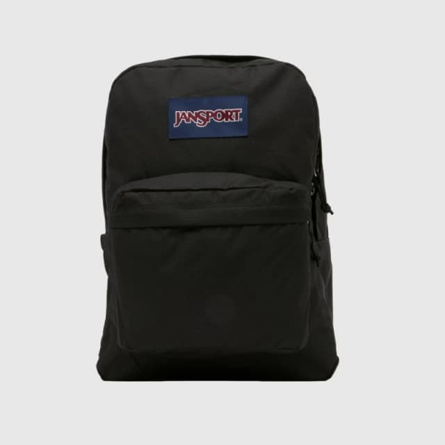JANSPORT Black superbreak plus backpack Black UK 42x32x14cm