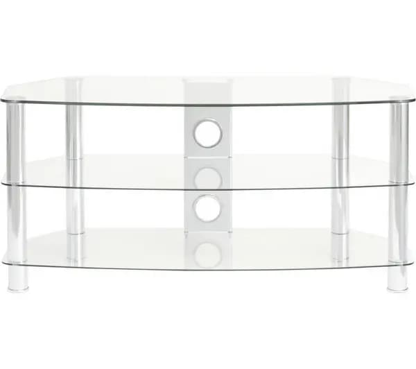 TTAP Vantage 1200 mm TV Stand - Chrome, Silver/Grey 5060161681475