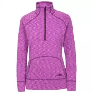Trespass Womens/Ladies Moxie Half Zip Fleece Top (XS) (Purple Orchid Marl)