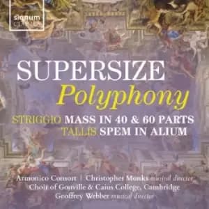 Supersize Polyphony Striggio Mass in 40 & 60 Parts/Tallis Spem in Alium by Armonico Consort CD Album