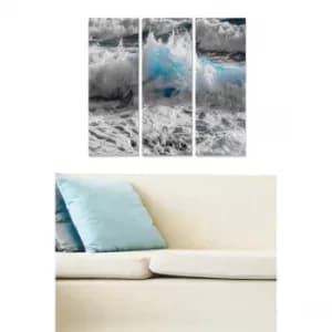 MDF3194377 Multicolor Decorative MDF Painting (3 Pieces)