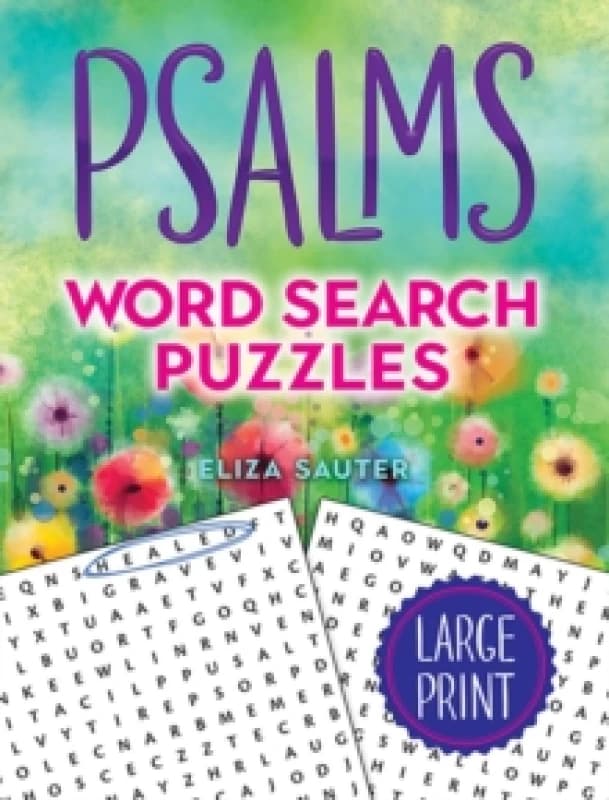 Psalms Word Search Puzzles (Large Print). Paperback. By Eliza Sauter Books