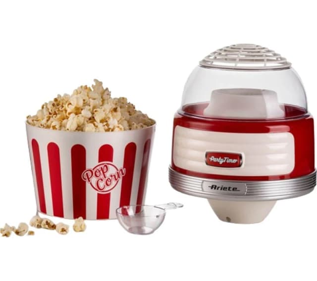 ARIETE Party Time ARPK42 Cotton Candy & Popcorn Maker Set - Red 5016368091876
