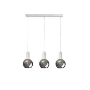 Supra Bar Pendant Ceiling Light White, 60cm, 3x E27