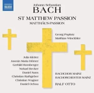 Johann Sebastian Bach St Matthew Passion/Matthaus-Passion by Johann Sebastian Bach CD Album