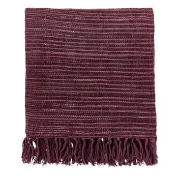 Morris and Co Seasons by May Woven Throw 150X200CM - AUBERGINE