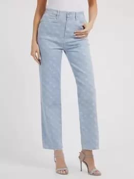 Guess 4G Logo Straight Pants