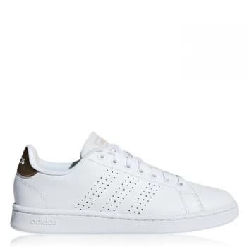 adidas Advantage Womens Cloudfoam Trainers - Cloud White / Cloud White / Co