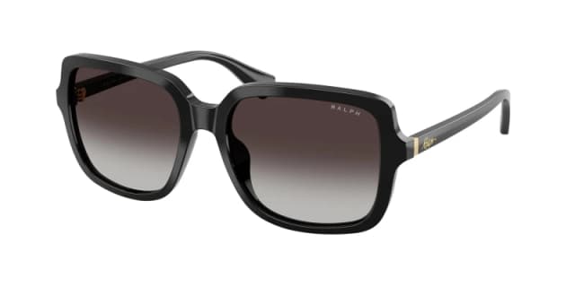 Ralph Lauren Woman Ralph Lauren RA5333U 50018G Sunglasses Acetate Black Grey Squared Normal Shaded Black Sunglasses Woman Acetate