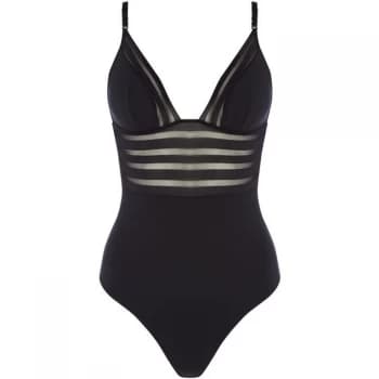 Heidi Klum Nightshade Fling Bodysuit - Black