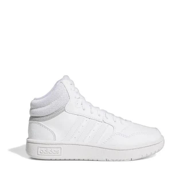 adidas Hoops Mid Shoes Juniors - White C10