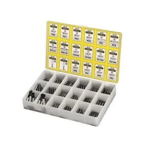 Stanley Tools Insert Bits & Magnetic Bit Holders Assorted Tray, 200 Piece