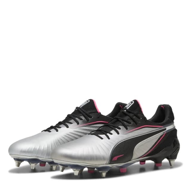 Puma Mens King Ultimate Soft Ground Football Boots Puma Silver male 6 (39)