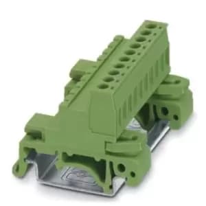 Phoenix Contact Umstbhk 2,5/10-G Tb, Pluggable, Din Rail, 10Pos, 12Awg