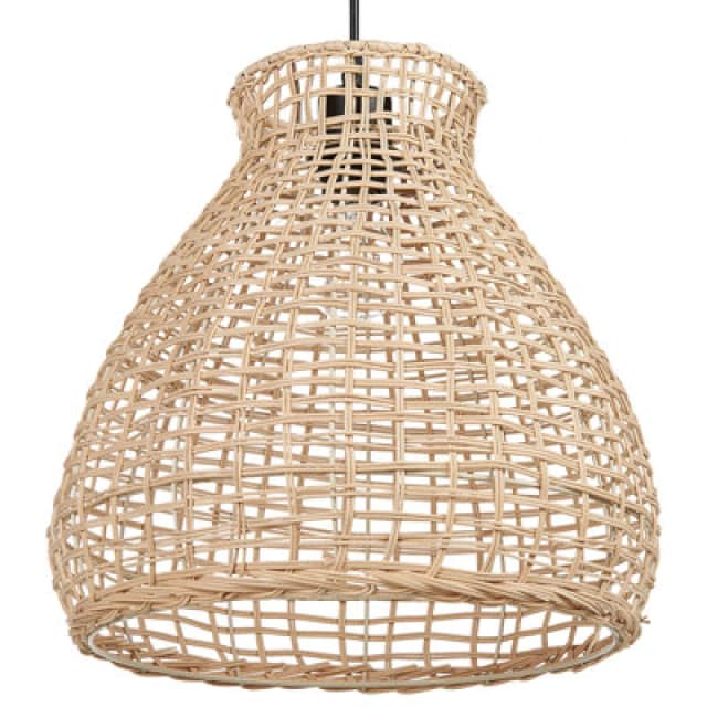 Beliani Pendant Lamp Sakeni Rattan Natural