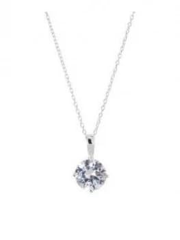 Accessorize Accessorize 3 Round Cut Solitaire Necklace