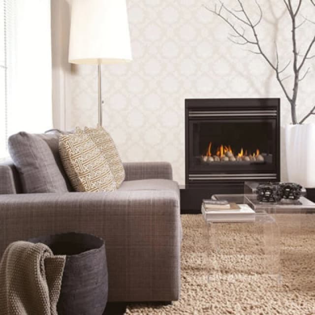 Galerie Nordic Elements Cream La Dentelle Damask Wallpaper Roll