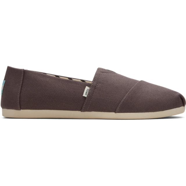 TOMS Mens Alpargata Vegan Canvas Pumps - UK 9 Grey Shoes male 10017664 9