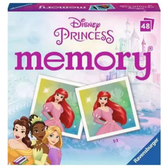 Ravensburger Disney Princess Twin Pack 20900 Mini Memory 3082 4X Large Shaped One Colour VEN93 Unisex