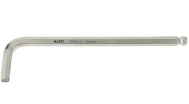 HAZET 2105LG-03 Angled Screwdriver Hexagon Socket, Length: 23mm, Spanner Size: 3 Chrome Vanadium Steel Angled Screwdriver (2707)
