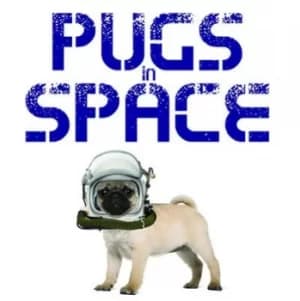 Pugs in space by Jack Russell