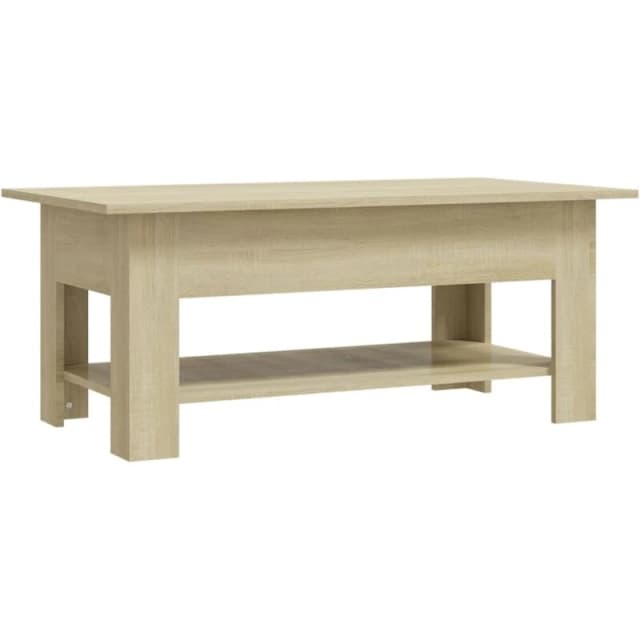 VIDAXL Coffee Table Sonoma Oak 102x55x42cm Engineered Wood Vidaxl 8720286836064