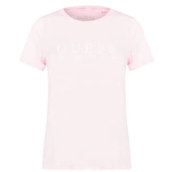Guess 1981 Logo T Shirt - Pink