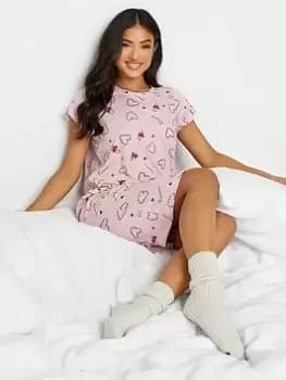 PixieGirl Petite Candy Canes Nightdress - Pink, Size 10-12, Women