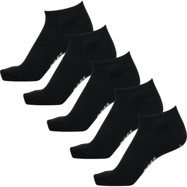 Hummel 5 Pack Ankle Socks Adults - Black 1 - 6
