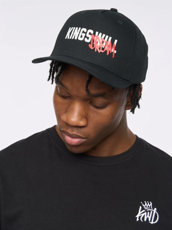 Kings Will Dream Mens Tagged Baseball Cap in Black Male One Size