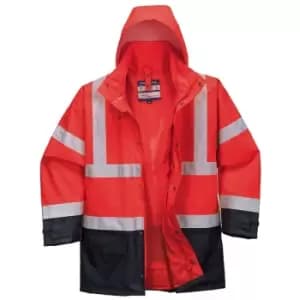 Portwest - S768RNRXL - sz XL Hi-Vis Executive 5-in-1 Jacket - Red/Navy