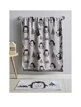 Catherine Lansfield Cosy Penguin Hand Towel