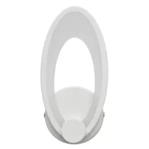 Genova Integrated LED Wall Lamp White 11.5cm