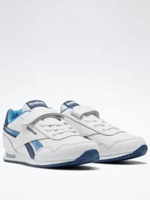 Reebok Royal Classic Jogger 3 Shoes, White/Blue, Size 1 Older