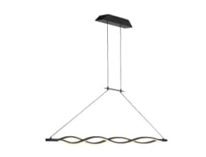 Sahara Ceiling Pendant 36W LED 2800K, 2520lm, Brown Oxide, White Acrylic