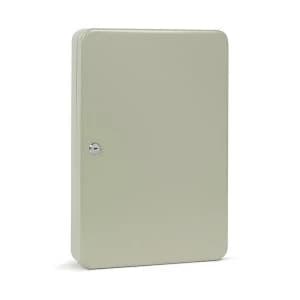 Key Cabinet Steel Grey with Lock and Wall Fixings 200 Numbered Hooks