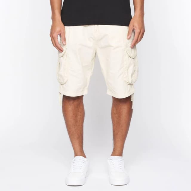 Crosshatch Jamstar Cargo Shorts Stone male 30 inch
