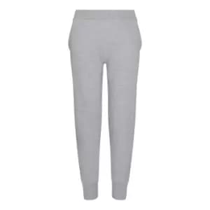 AWDis Just Hoods Childrens/Kids Tapered Jogging Bottoms (5/6 Years) (Heather Grey)