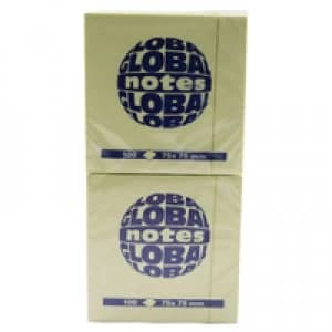 Nice Price Yellow Repositionable Quick Notes Pad 75 x 75mm Pack of 12 WX10502