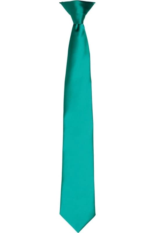 Premier Premier Satin Tie in Emerald Emerald One Size Unisex 5063470360659