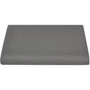 Sateen Flat Sheet (Superking) (Platinum Grey) - Belledorm