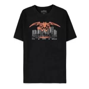 Pokemon Charizard Fired Up T-Shirt, Male, Extra Large, Black...
