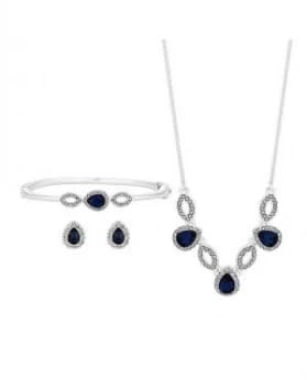 Jon Richard Crystal Pear Crystal Set