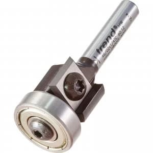 Trend Rotatip Trimmer Bearing Guided Router Cutter 19mm 12mm 1/4"