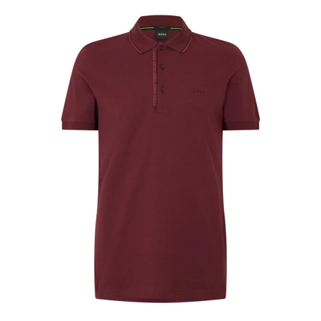 Boss Mens HBG Paule 4 Polo Shirt, Premium Craftsmanship Medium Red male S