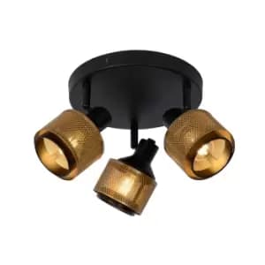 Rafa Classic Ceiling Spotlight - Ø35cm - 3xE14 - Black